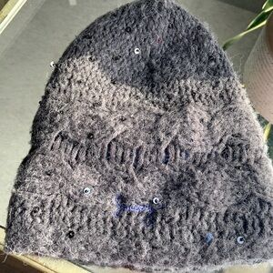 Original Juicy Couture pink label bling hat and gloves set